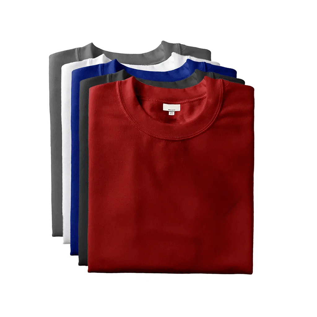 [BUY 1 GET 5] Premium T-Shirt Kit – Essential (5-Pack)